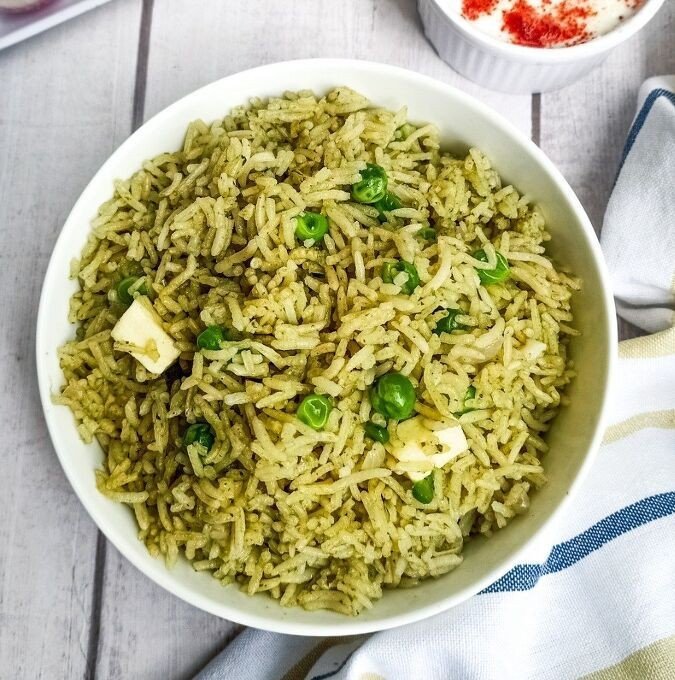 Green Pulao